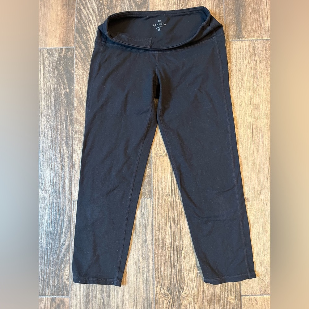 Athleta capri black leggings